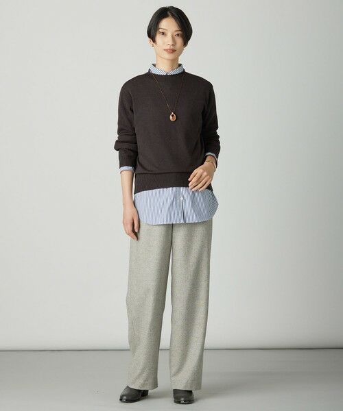 L size ONWARD(大きいサイズ) / エルサイズオンワード ニット・セーター | SOFT TOUCH WOOL 立ち襟 ニット | 詳細6