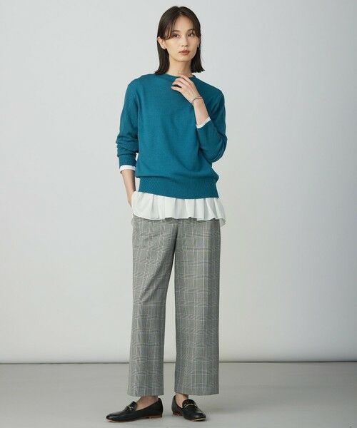 L size ONWARD(大きいサイズ) / エルサイズオンワード ニット・セーター | SOFT TOUCH WOOL 立ち襟 ニット | 詳細20