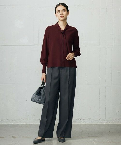 L size ONWARD(大きいサイズ) / エルサイズオンワード ニット・セーター | レーヨンストレッチブラウスライク ニット | 詳細6