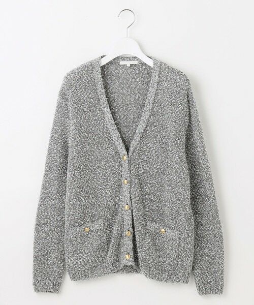 L size ONWARD(大きいサイズ) / エルサイズオンワード カーディガン・ボレロ | 【カタログ掲載】ラメファンシーツイード カーディガン | 詳細3