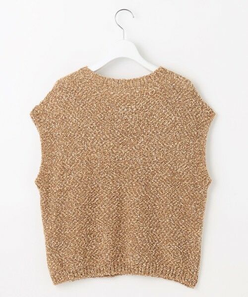 L size ONWARD(大きいサイズ) / エルサイズオンワード ベスト | 【カタログ掲載】ラメファンシーツイードニット ベスト | 詳細13