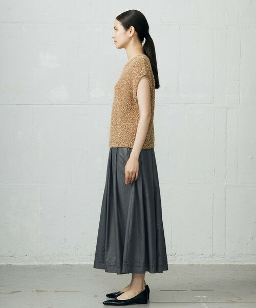 L size ONWARD(大きいサイズ) / エルサイズオンワード ベスト | 【カタログ掲載】ラメファンシーツイードニット ベスト | 詳細7