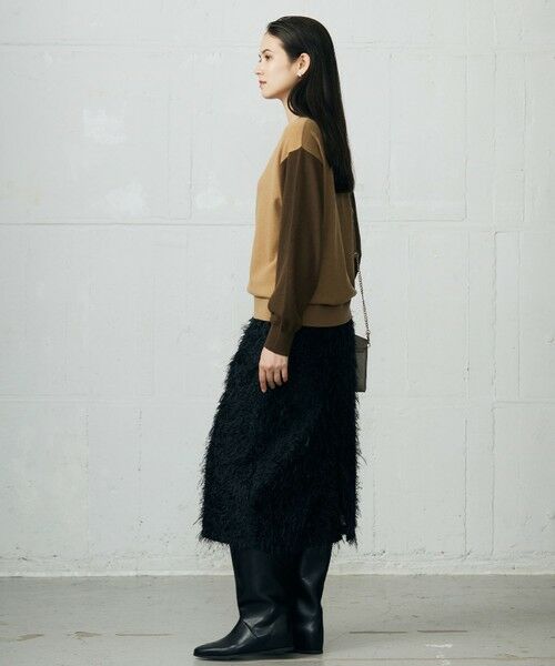 L size ONWARD(大きいサイズ) / エルサイズオンワード ニット・セーター | 【カタログ掲載】ファインウールカシミヤクルーネック ニット | 詳細12