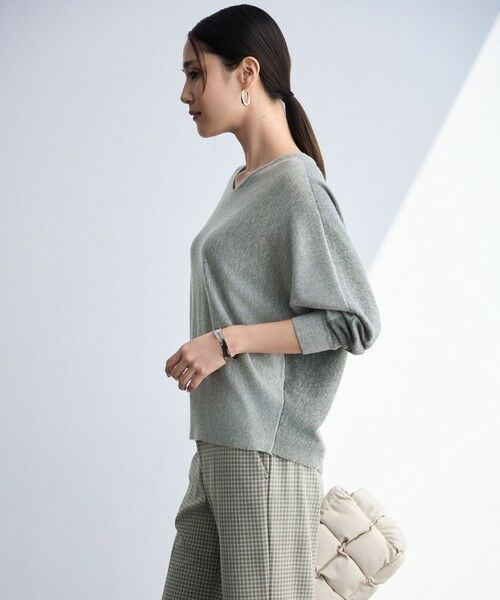 L size ONWARD(大きいサイズ) / エルサイズオンワード ニット・セーター | 【カタログ掲載】ファインウールカシミヤドルマンシルエット ニット | 詳細2