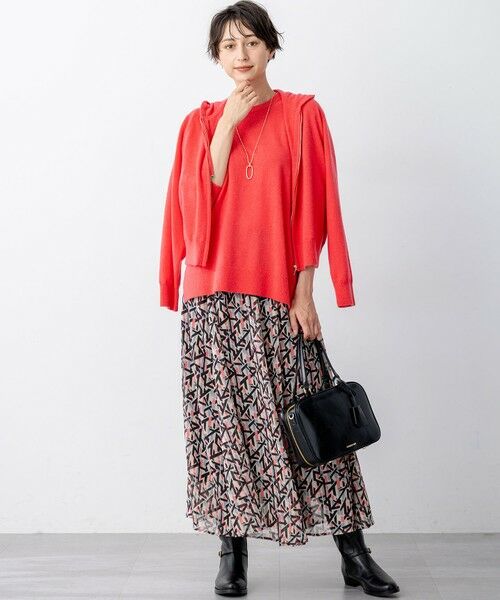 L size ONWARD(大きいサイズ) / エルサイズオンワード ニット・セーター | 【見上愛さん着用/Oggi・STORY掲載】ピュアカシミヤ クルーネック ニット | 詳細13