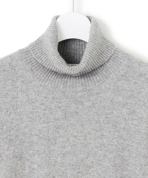 L size ONWARD(大きいサイズ) / エルサイズオンワード ニット・セーター | 【滝沢眞規子さん着用/BAILA掲載/洗える】ピュアカシミヤ タートルネック ニット | 詳細9