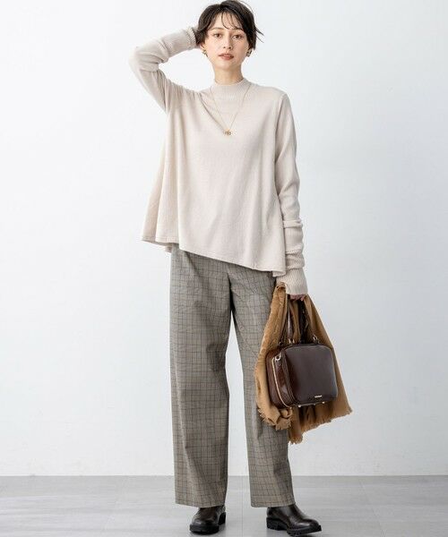 L size ONWARD(大きいサイズ) / エルサイズオンワード ニット・セーター | 【洗える】ピュアカシミヤ フレア ニット | 詳細3