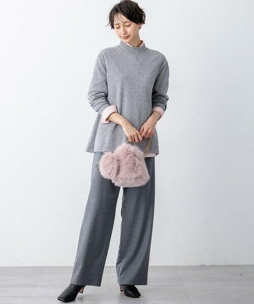 L size ONWARD(大きいサイズ) / エルサイズオンワード ニット・セーター | 【洗える】ピュアカシミヤ フレア ニット | 詳細5