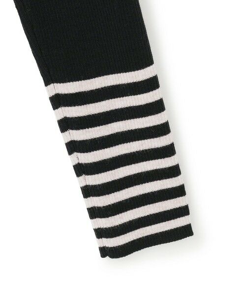 L size ONWARD(大きいサイズ) / エルサイズオンワード ニット・セーター | 【見上愛さん着用/VERY掲載/洗える】ウーステッドウール リブタートル ボーダー ニット | 詳細11