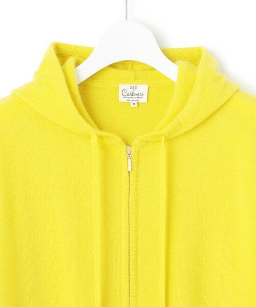 L size ONWARD(大きいサイズ) / エルサイズオンワード パーカー | 【見上愛さん着用/洗える】ピュアカシミヤ ジップアップ ニット パーカー | 詳細16