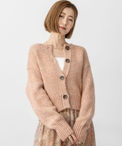 L size ONWARD(大きいサイズ) / エルサイズオンワード ニット・セーター | 【洗える】カラーミックス カーディガン