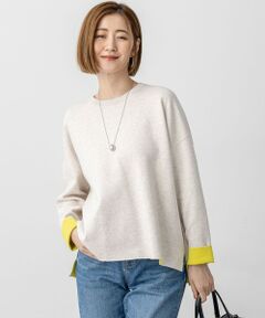 L size ONWARD(大きいサイズ) / エルサイズオンワード ニット・セーター | 【洗える】ダブルフェイス プルオーバー ニット