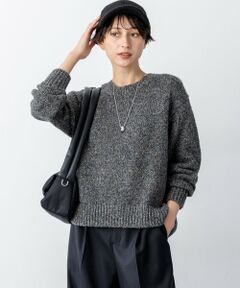 L size ONWARD(大きいサイズ) / エルサイズオンワード ニット・セーター | 【洗える】マーブルルレックスリリー バルキーニット