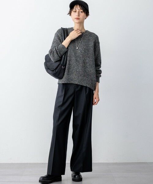 L size ONWARD(大きいサイズ) / エルサイズオンワード ニット・セーター | 【洗える】マーブルルレックスリリー バルキーニット | 詳細7