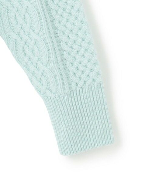 L size ONWARD(大きいサイズ) / エルサイズオンワード カーディガン・ボレロ | 【洗える】カシミヤブレンド ケーブルニットカーディガン | 詳細17