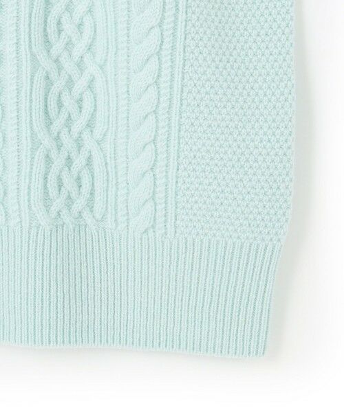 L size ONWARD(大きいサイズ) / エルサイズオンワード カーディガン・ボレロ | 【洗える】カシミヤブレンド ケーブルニットカーディガン | 詳細18