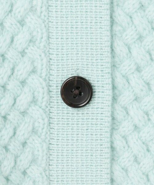 L size ONWARD(大きいサイズ) / エルサイズオンワード カーディガン・ボレロ | 【洗える】カシミヤブレンド ケーブルニットカーディガン | 詳細19
