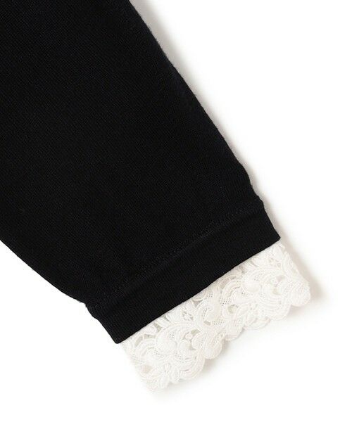 L size ONWARD(大きいサイズ) / エルサイズオンワード ニット・セーター | 【洗える】エンブロイダリー フラワーレースコンビ ニット | 詳細15