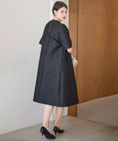 L size ONWARD(大きいサイズ) / エルサイズオンワード ドレス | 【APPLAUDIR】フラワージャカード ドレス | 詳細16