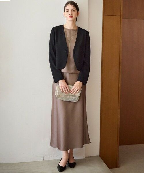 L size ONWARD(大きいサイズ) / エルサイズオンワード セットアップ | 【APPLAUDIR】ヴィンテージサテン セットアップ | 詳細3