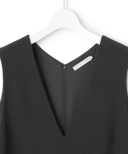 L size ONWARD(大きいサイズ) / エルサイズオンワード ロング・マキシ丈スカート | ウールライクストレッチ ジャンパースカート | 詳細10