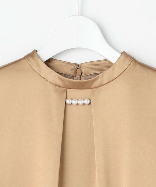 L size ONWARD(大きいサイズ) / エルサイズオンワード ロング・マキシ丈ワンピース | ノーブルサテン ワンピース | 詳細8