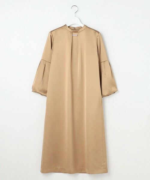 L size ONWARD(大きいサイズ) / エルサイズオンワード ロング・マキシ丈ワンピース | ノーブルサテン ワンピース | 詳細6