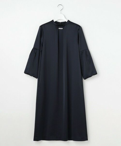 L size ONWARD(大きいサイズ) / エルサイズオンワード ロング・マキシ丈ワンピース | ノーブルサテン ワンピース | 詳細19