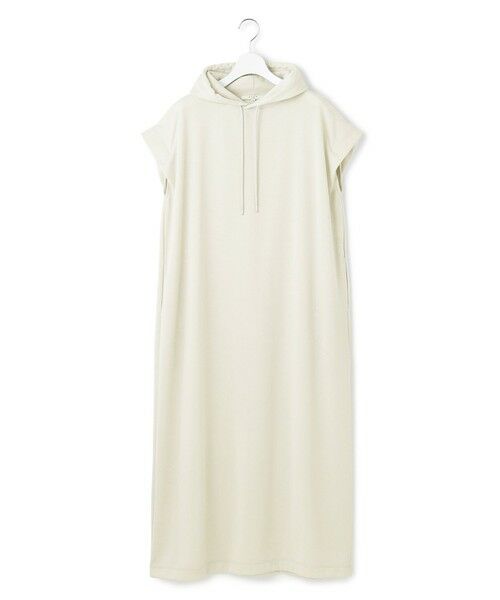 L size ONWARD(大きいサイズ) / エルサイズオンワード ロング・マキシ丈ワンピース | 【SLOW/一部店舗限定】コットンライクテリー フーディー ワンピース | 詳細11