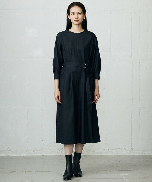 L size ONWARD(大きいサイズ) / エルサイズオンワード ロング・マキシ丈ワンピース | 【17号サイズまで展開】デニムライクツイル ワンピース | 詳細16