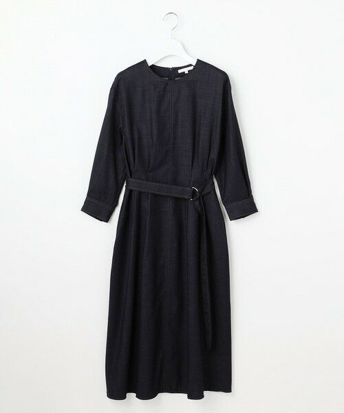 L size ONWARD(大きいサイズ) / エルサイズオンワード ロング・マキシ丈ワンピース | 【17号サイズまで展開】デニムライクツイル ワンピース | 詳細20