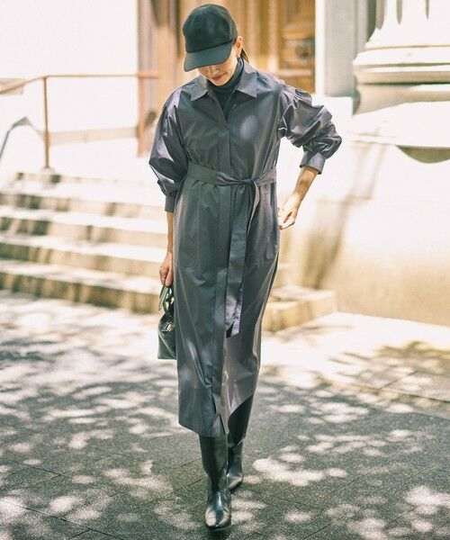 L size ONWARD(大きいサイズ) / エルサイズオンワード ミニ丈・ひざ丈ワンピース | 【カタログ掲載】ラスタータイプライター ワンピース | 詳細15