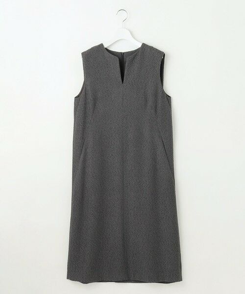 L size ONWARD(大きいサイズ) / エルサイズオンワード ロング・マキシ丈スカート | 【17号サイズまで展開・カタログ掲載】ブライトリングツイード ジャンパースカート | 詳細4