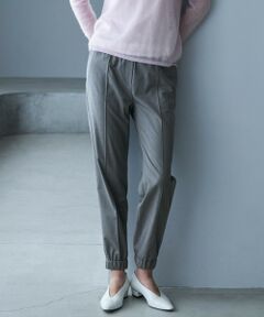 L size ONWARD(大きいサイズ) / エルサイズオンワード その他パンツ | 【洗える】T/Wブロード ジョグパンツ