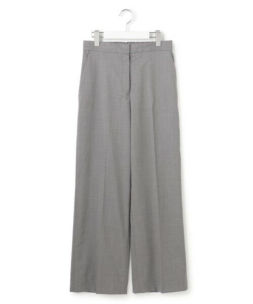 L size ONWARD(大きいサイズ) / エルサイズオンワード その他パンツ | 【洗える】T/Wブロード ワイドストレートパンツ | 詳細8