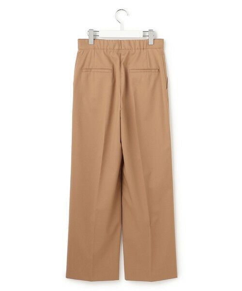L size ONWARD(大きいサイズ) / エルサイズオンワード その他パンツ | 【洗える】T/Wブロード ワイドストレートパンツ | 詳細20