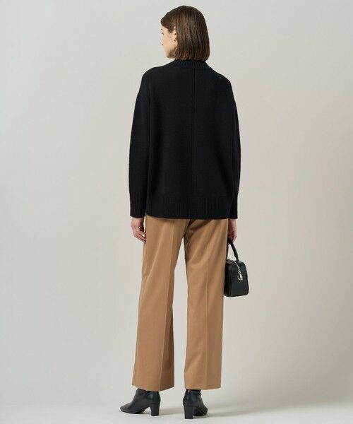 L size ONWARD(大きいサイズ) / エルサイズオンワード その他パンツ | 【洗える】T/Wブロード ワイドストレートパンツ | 詳細16