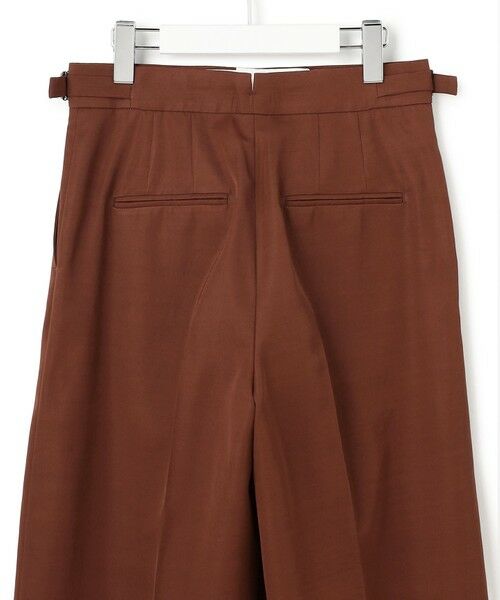 L size ONWARD(大きいサイズ) / エルサイズオンワード その他パンツ | 【30th ANNIVERSARY】ヴィスコースウールツイル ワイドパンツ | 詳細8