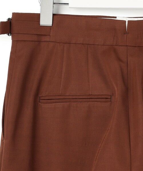 L size ONWARD(大きいサイズ) / エルサイズオンワード その他パンツ | 【30th ANNIVERSARY】ヴィスコースウールツイル ワイドパンツ | 詳細10