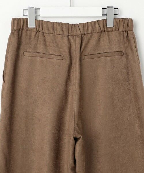 L size ONWARD(大きいサイズ) / エルサイズオンワード その他パンツ | マイクロライトスエード ワイド パンツ | 詳細13