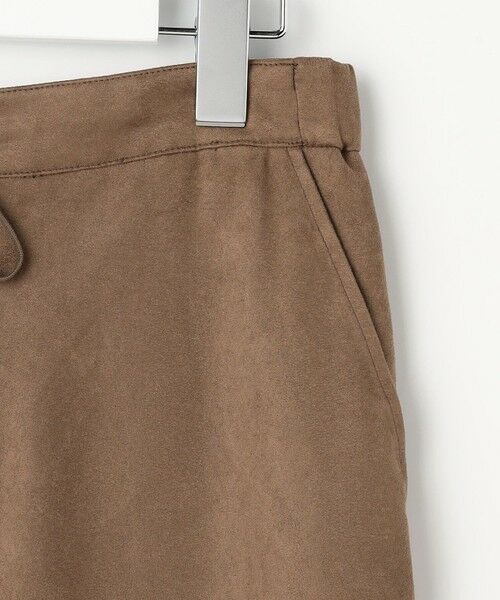 L size ONWARD(大きいサイズ) / エルサイズオンワード その他パンツ | マイクロライトスエード ワイド パンツ | 詳細14