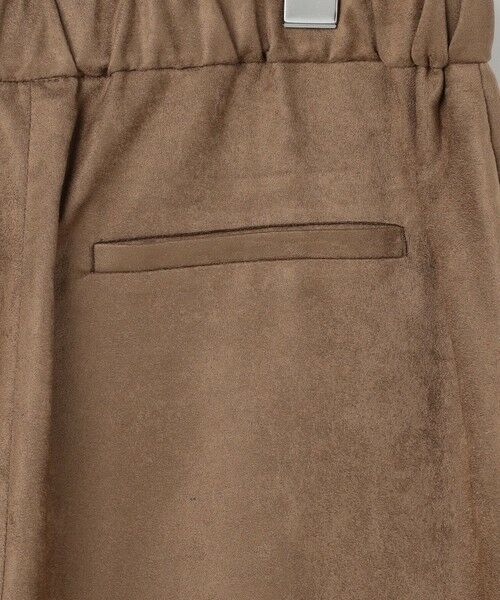 L size ONWARD(大きいサイズ) / エルサイズオンワード その他パンツ | マイクロライトスエード ワイド パンツ | 詳細15