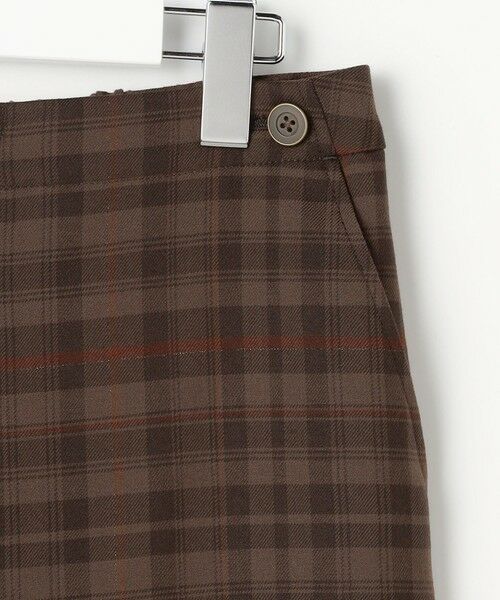 L size ONWARD(大きいサイズ) / エルサイズオンワード その他パンツ | milledタータンラメチェック クロップド パンツ | 詳細7