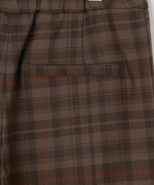 L size ONWARD(大きいサイズ) / エルサイズオンワード その他パンツ | milledタータンラメチェック クロップド パンツ | 詳細8