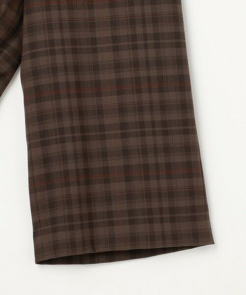 L size ONWARD(大きいサイズ) / エルサイズオンワード その他パンツ | milledタータンラメチェック クロップド パンツ | 詳細9