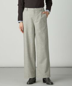 L size ONWARD(大きいサイズ) / エルサイズオンワード その他パンツ | ラメツイード セミワイド パンツ