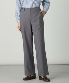 L size ONWARD(大きいサイズ) / エルサイズオンワード その他パンツ | 【WEB限定カラーあり】ツムギートflannel ストレート パンツ