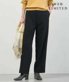 L size ONWARD(大きいサイズ) / エルサイズオンワード その他パンツ | 【WEB限定カラーあり】ツムギートflannel ストレート パンツ