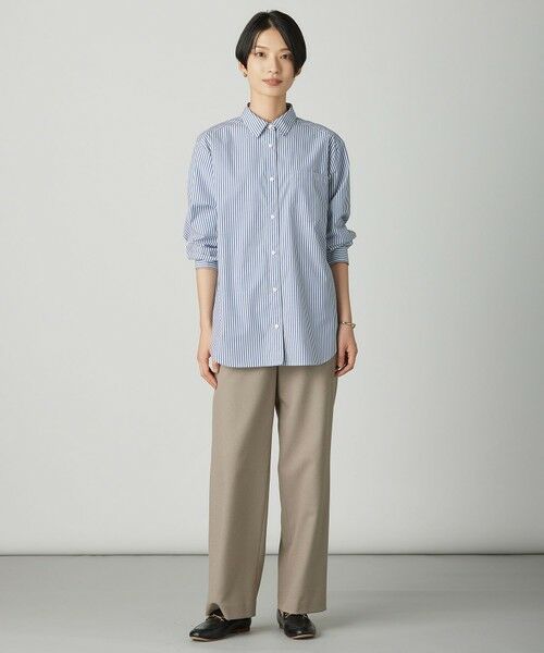 L size ONWARD(大きいサイズ) / エルサイズオンワード その他パンツ | 【WEB限定カラーあり】ツムギートflannel ストレート パンツ | 詳細21