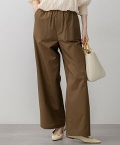 L size ONWARD(大きいサイズ) / エルサイズオンワード その他パンツ | 【SLOW/一部店舗限定】ライトタンブラータフタ ワイド パンツ